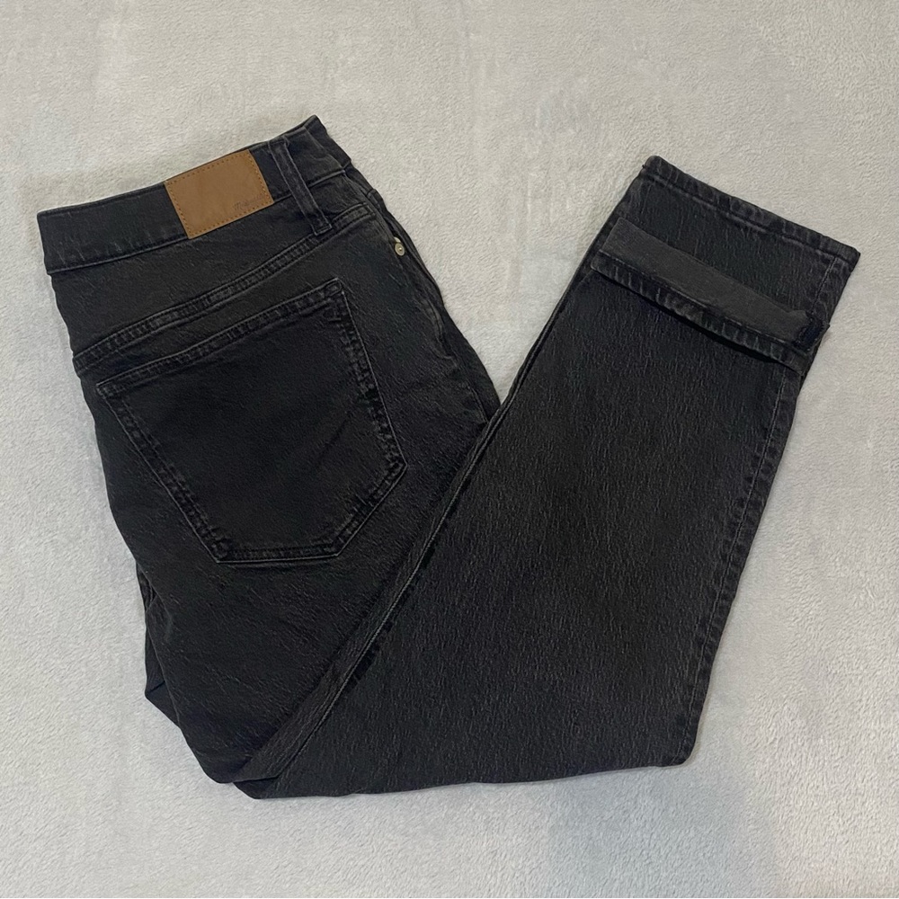 Madewell Womens Crop Black Jeans Stretch Size 36 (NO TAGS)